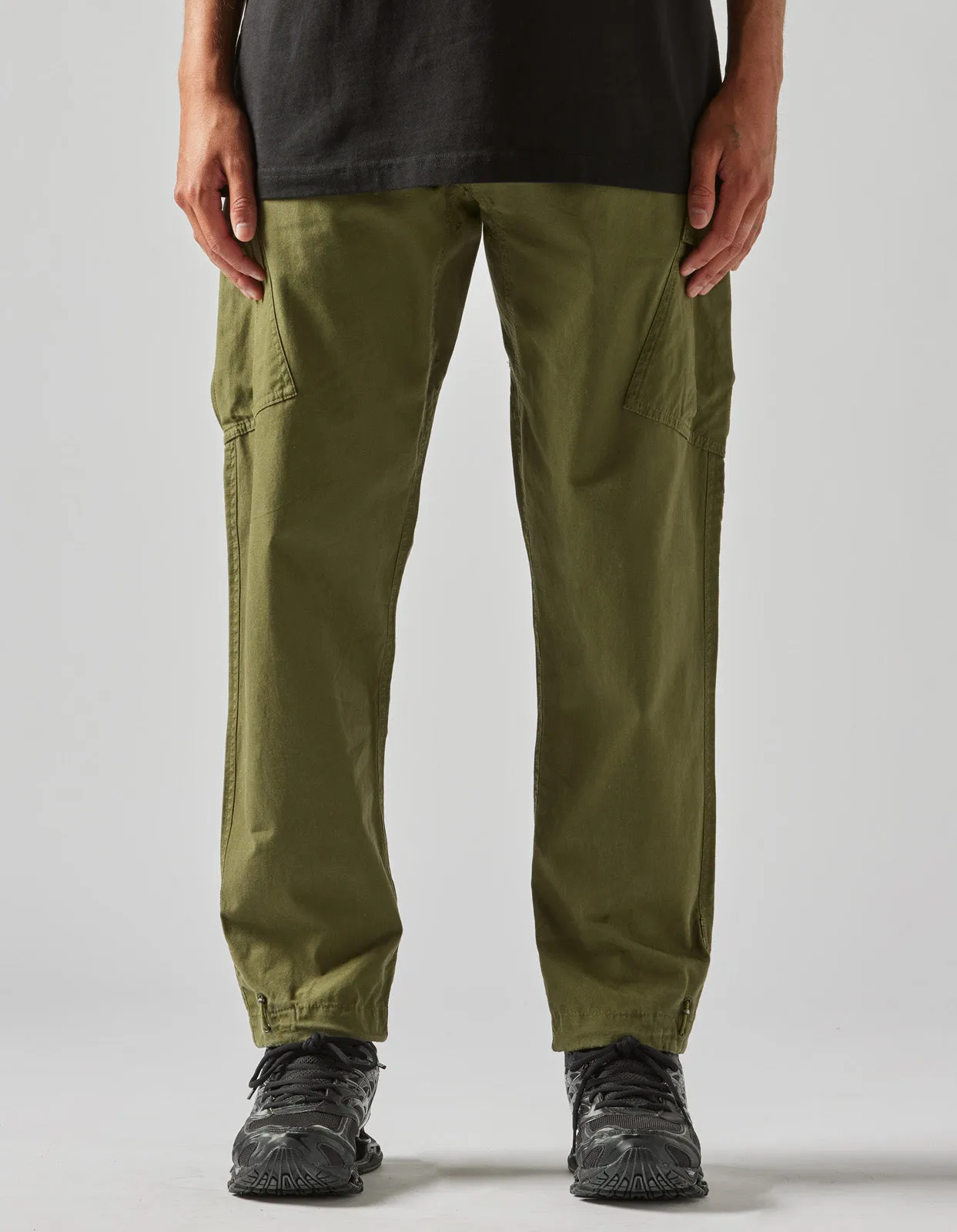 4514 Cargo Track Pants Olive OG-107F