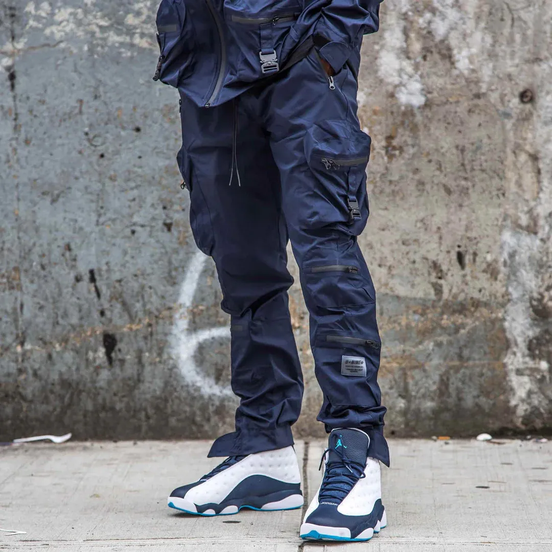 8&9 COMBAT NYLON PANT IRIDESCENT NAVY