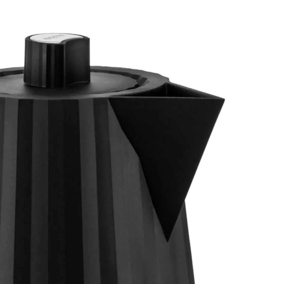 Alessi Plisse Electric Kettle Black