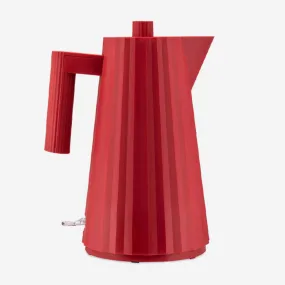 Alessi Plisse Electric Kettle Red