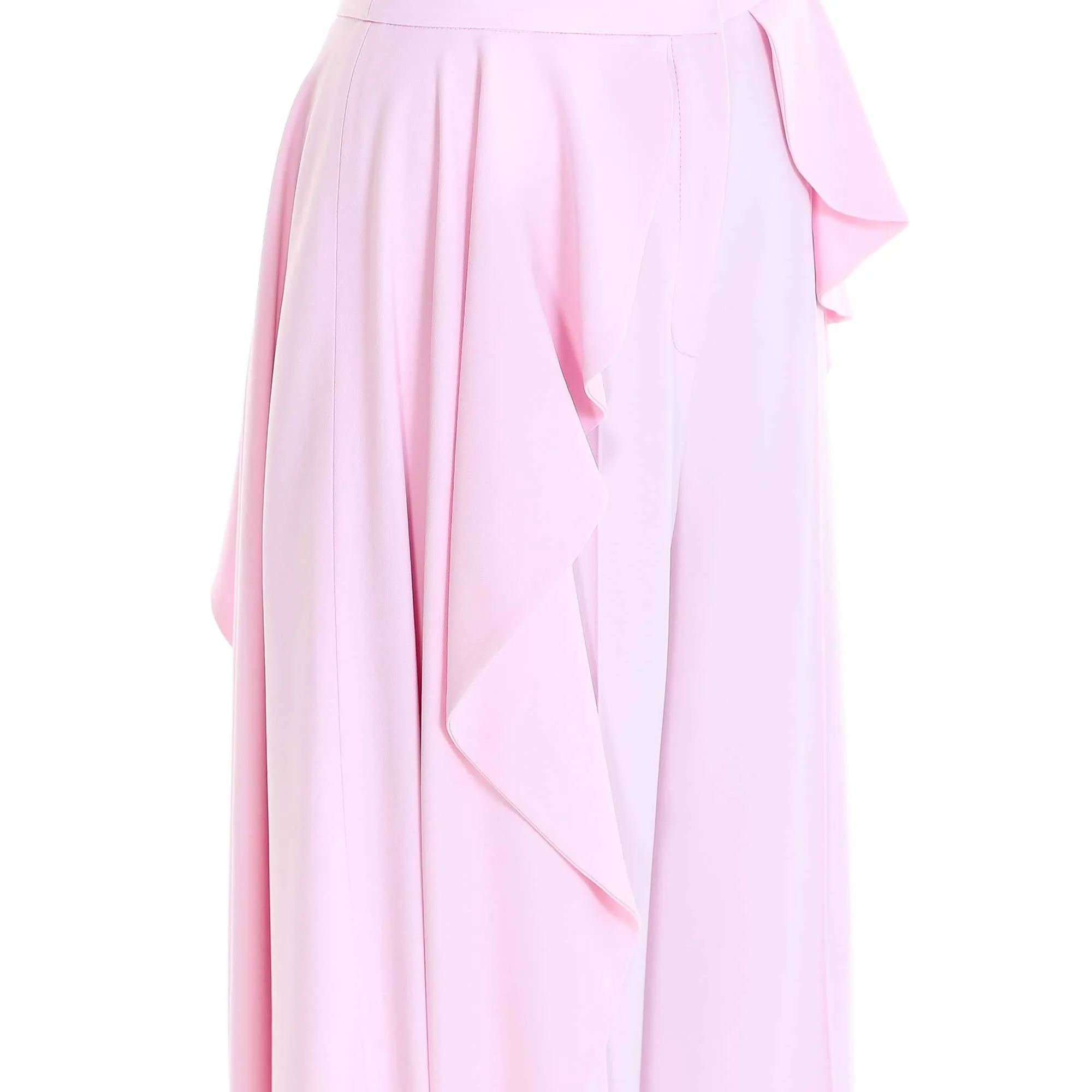 Alexander McQueen Asymmetric Peplum Trim Culottes