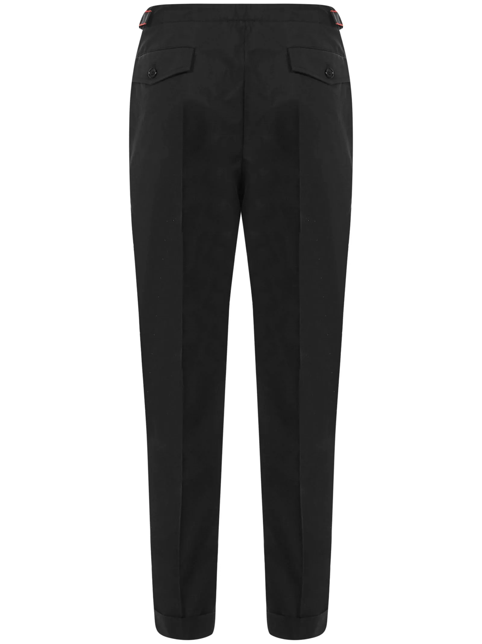 Alexander McQueen Mid-Rise Cropped Chinos