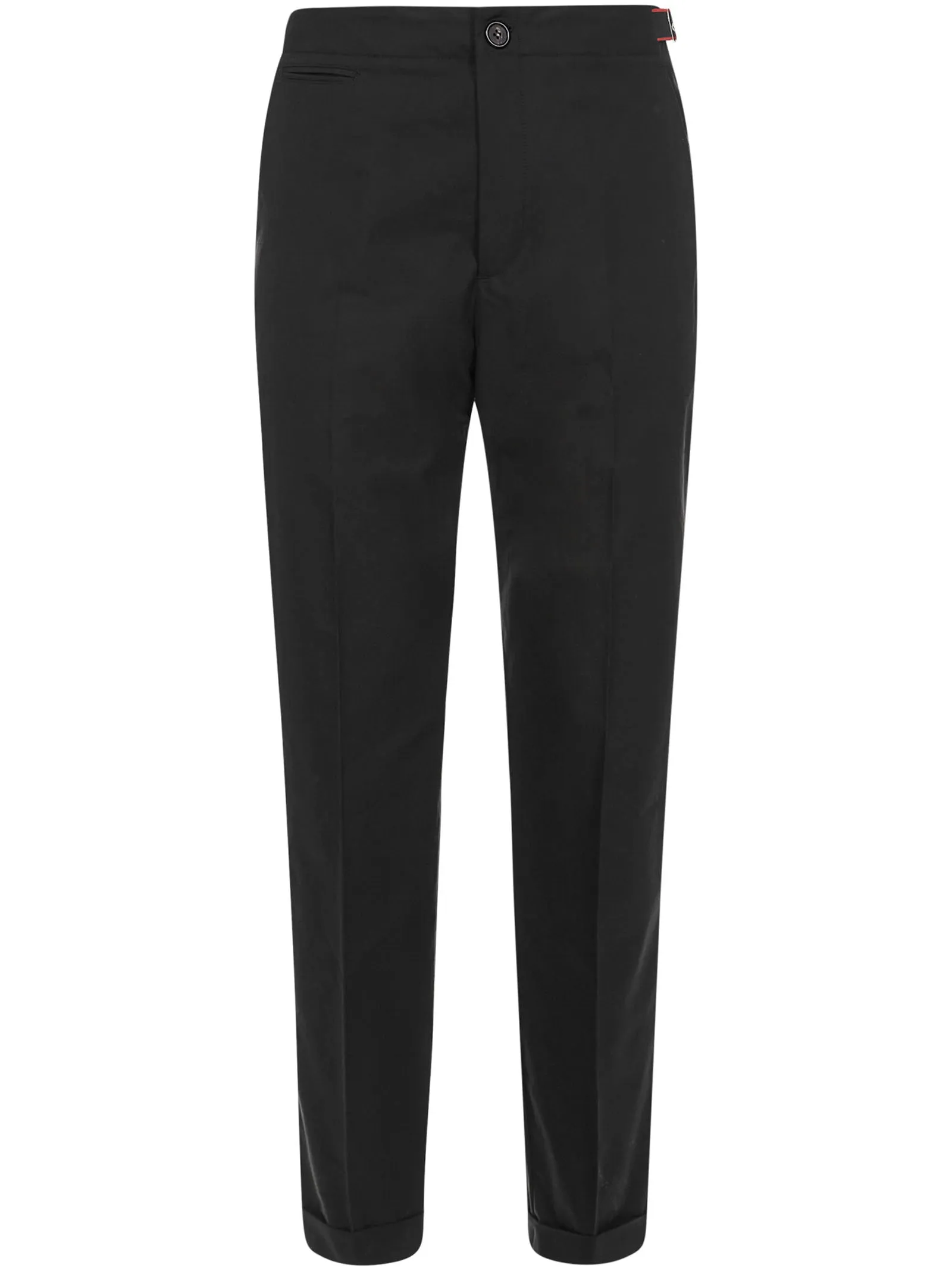 Alexander McQueen Mid-Rise Cropped Chinos