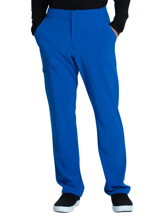 Allura by Cherokee Men's Fly Front Cargo Scrub Pant CKA186