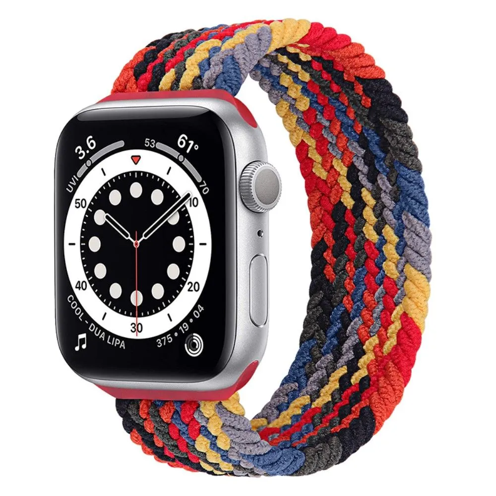 Apple Watch (45mm) elastic watch strap - Colorful Black / Size: M