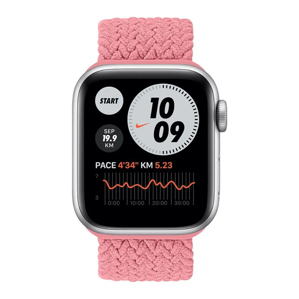 Apple Watch (45mm) elastic watch strap - Pink / Size: M