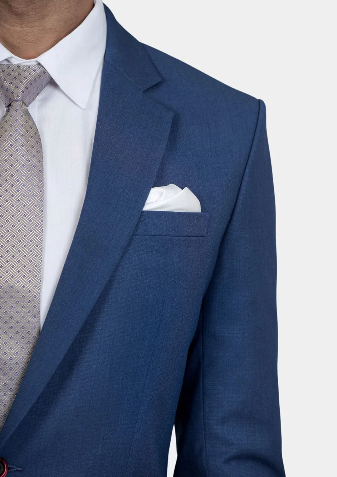 Astor Deep Blue Crosshatch Jacket