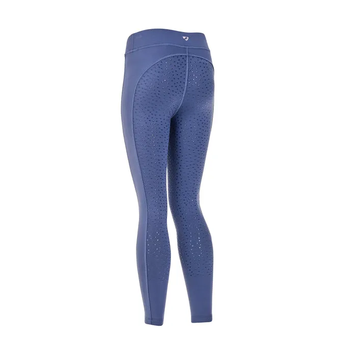 Aubrion Young Rider Shield Riding Tights Blue