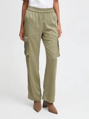 B Young ByEsto Cargo Pants Aloe