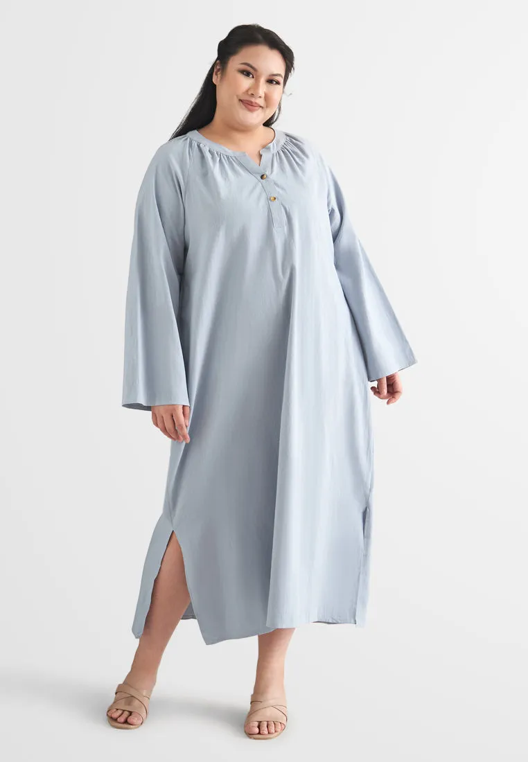 Bebas ZEN Effortless Stand Collar Tunic Dress