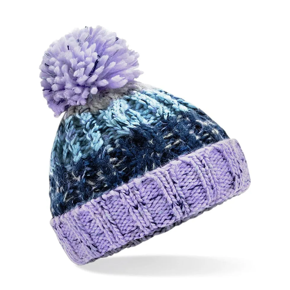 Beechfield Children's Corkscrew Pom Pom Beanie