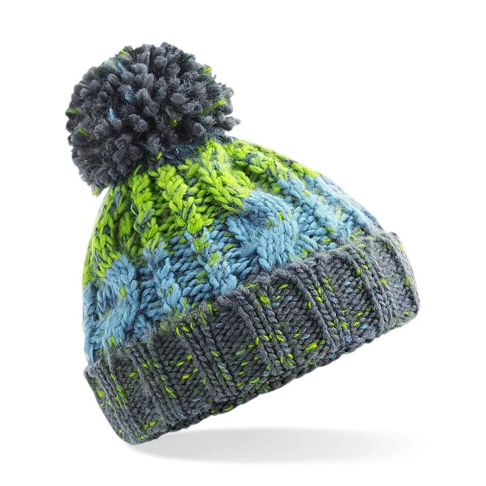 Beechfield Children's Corkscrew Pom Pom Beanie