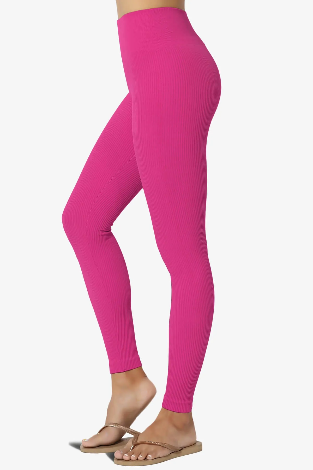 Blossoms Thermal Ribbed Seamless Leggings