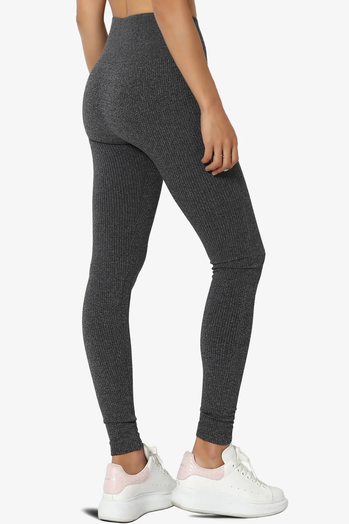 Blossoms Thermal Ribbed Seamless Leggings