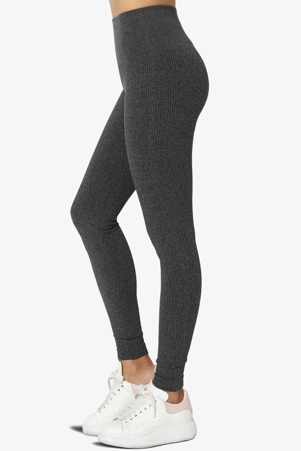 Blossoms Thermal Ribbed Seamless Leggings