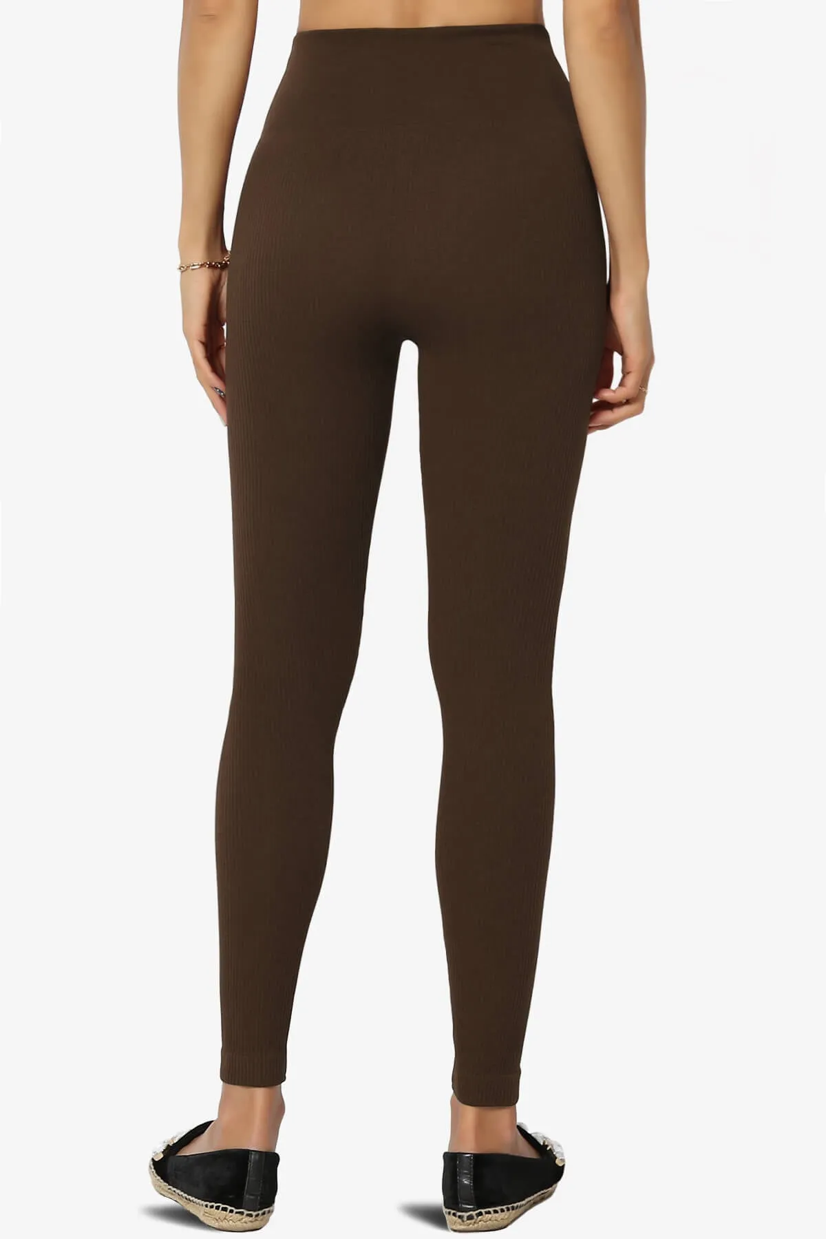 Blossoms Thermal Ribbed Seamless Leggings