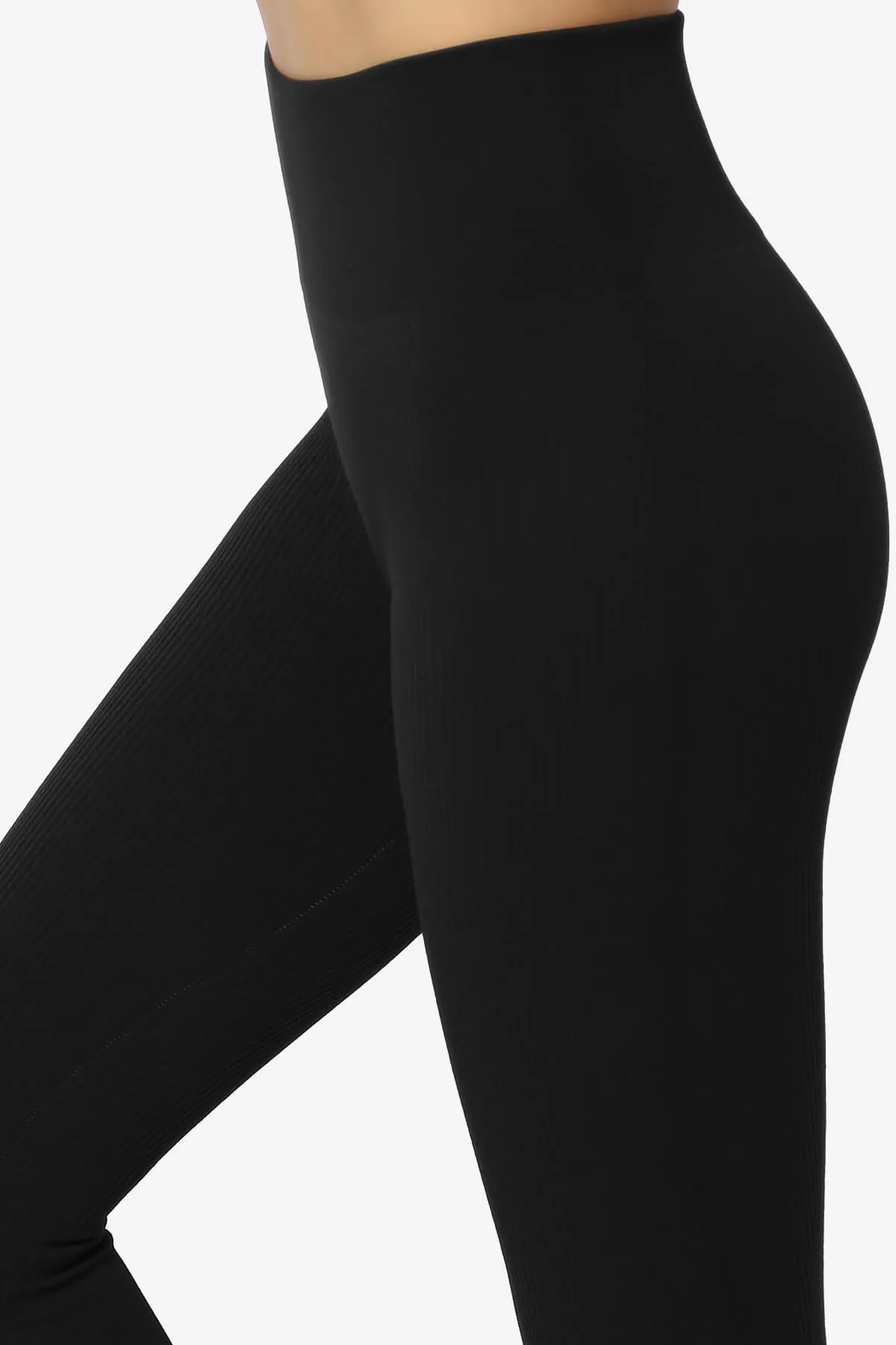 Blossoms Thermal Ribbed Seamless Leggings