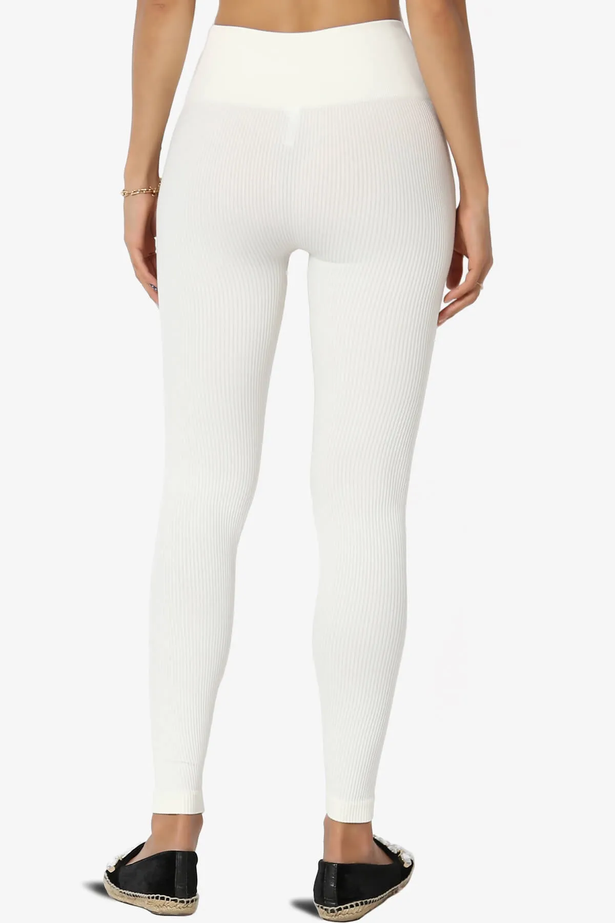 Blossoms Thermal Ribbed Seamless Leggings