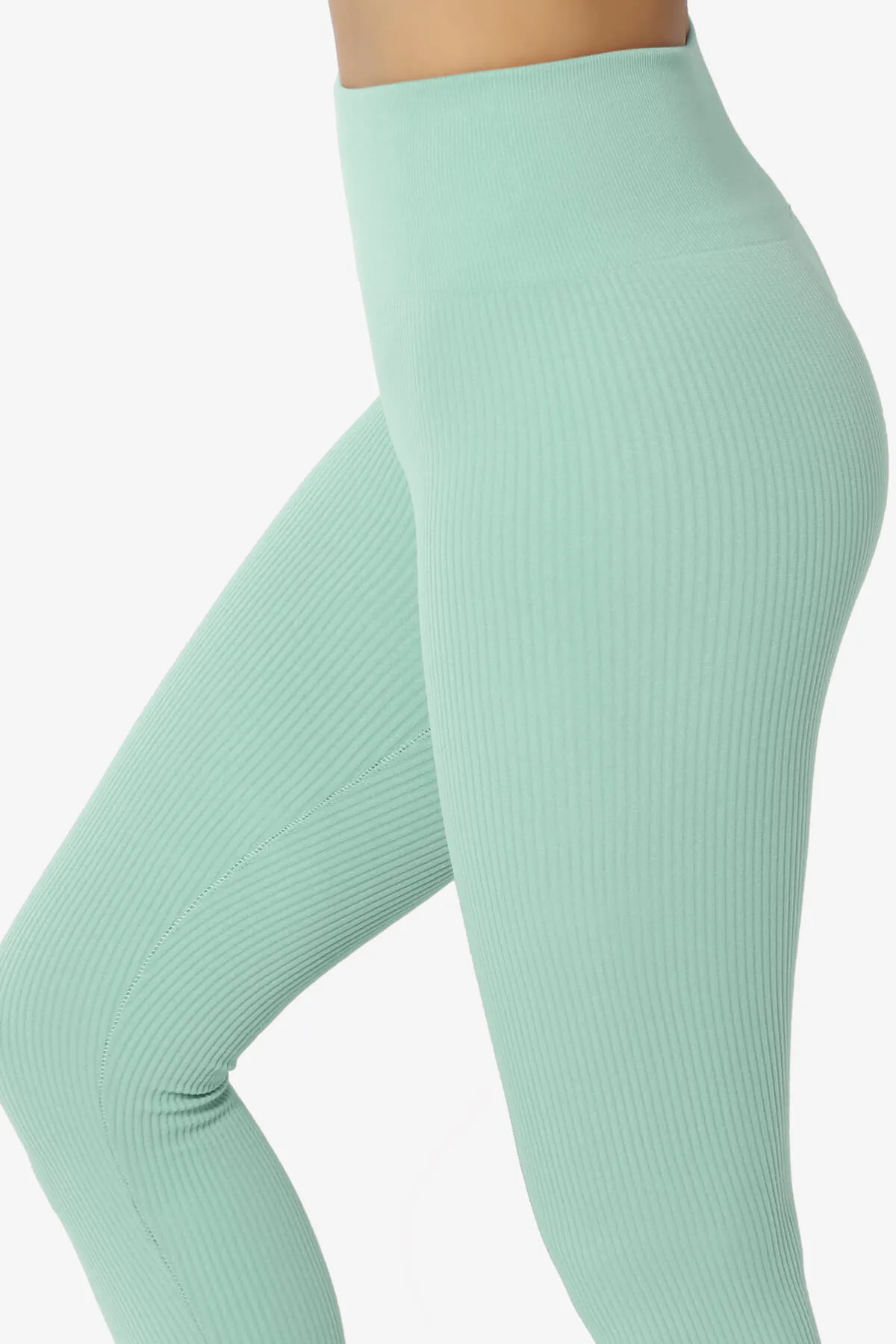 Blossoms Thermal Ribbed Seamless Leggings