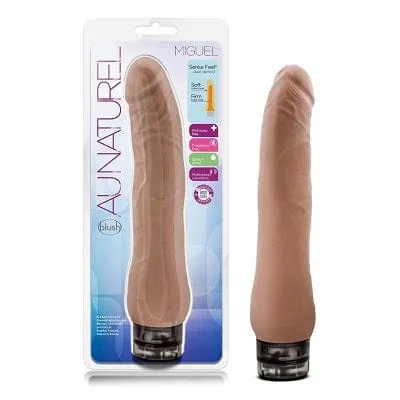 Blush Au Naturel Miguel 10" Vibrating Dildo Latin