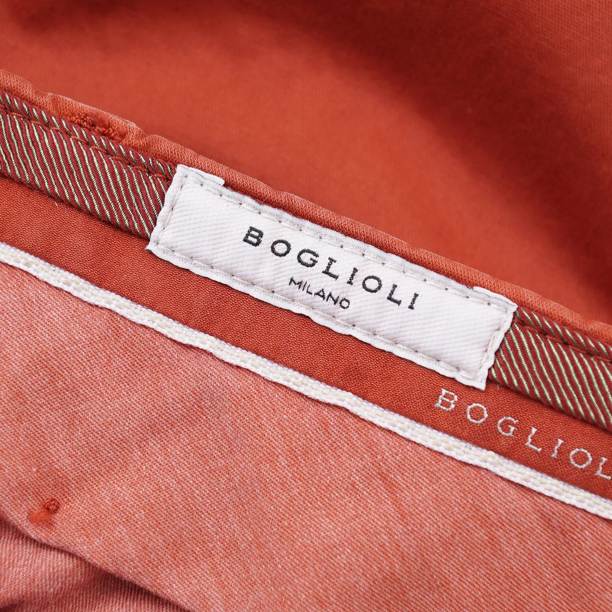 Boglioli Slim-Fit Washed Cotton Pants