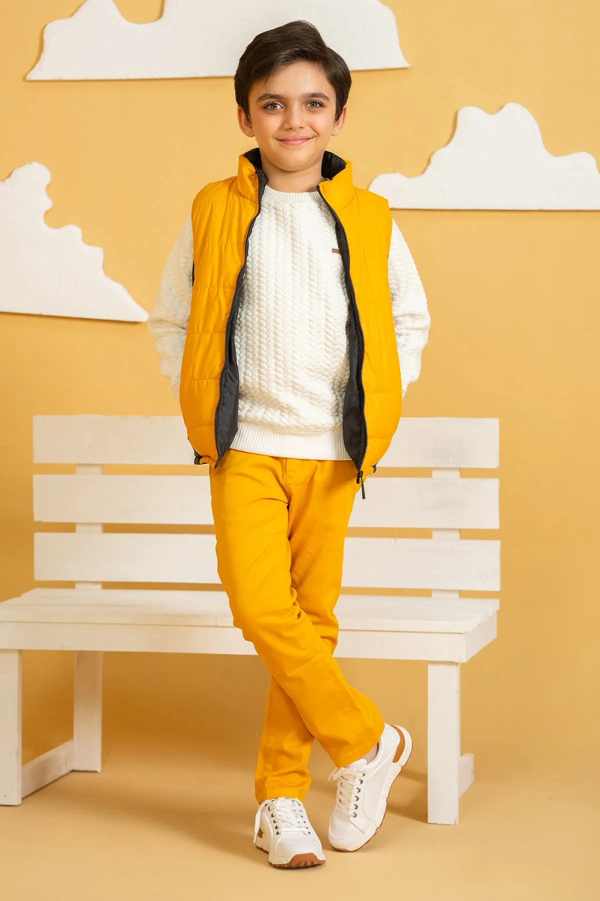 Boys FARROW Twill Straight Pant