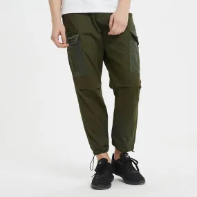 Boysnextdoor 3 Way Patchwork Cargo Chino Pants Green