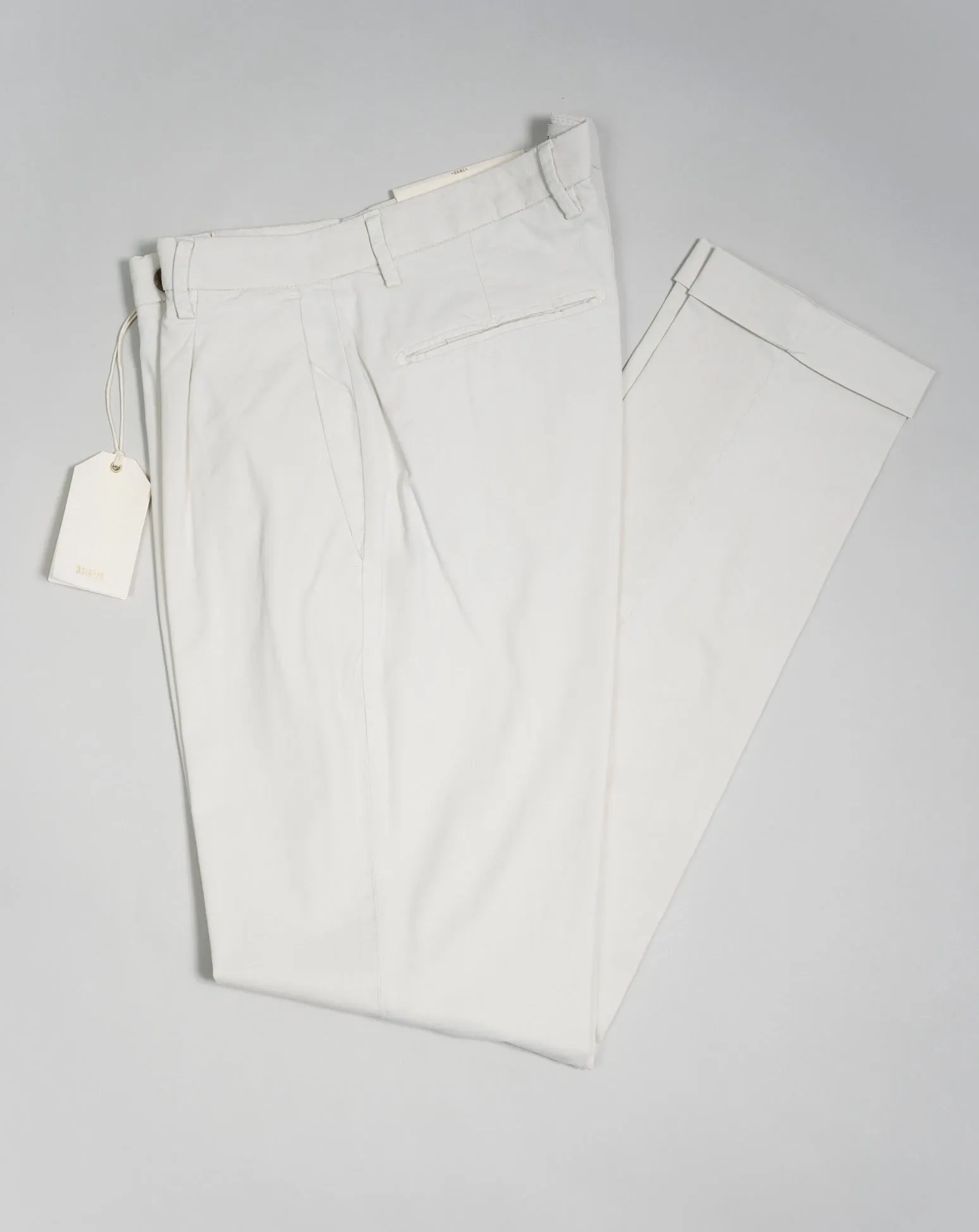 Briglia Garment Dyed Chinos / Chalk White