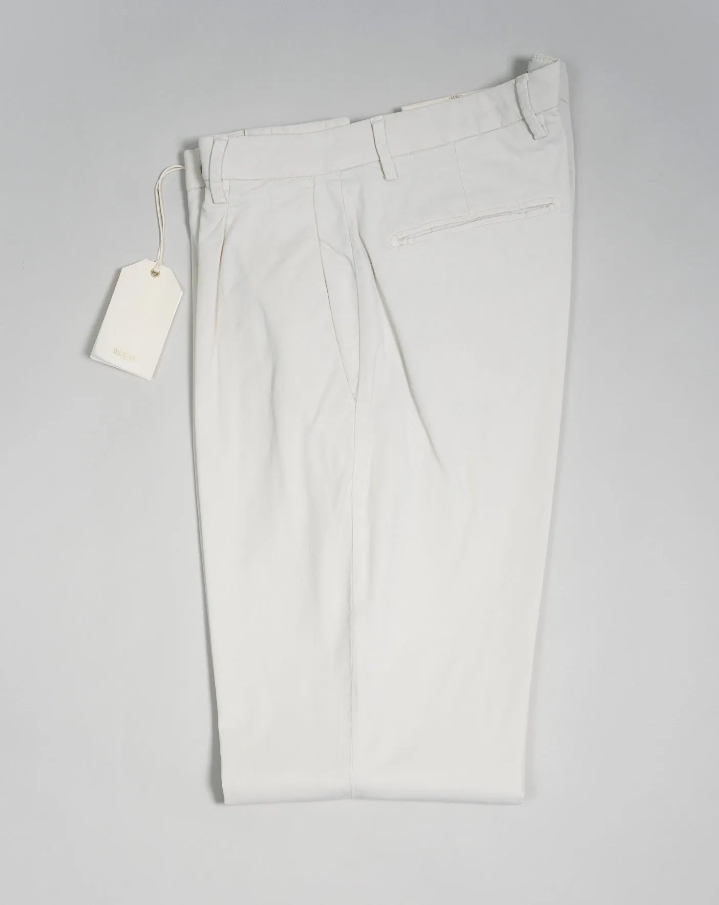 Briglia Garment Dyed Chinos / Chalk White