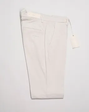 Briglia Garment Dyed Cotton Chinos / Off White