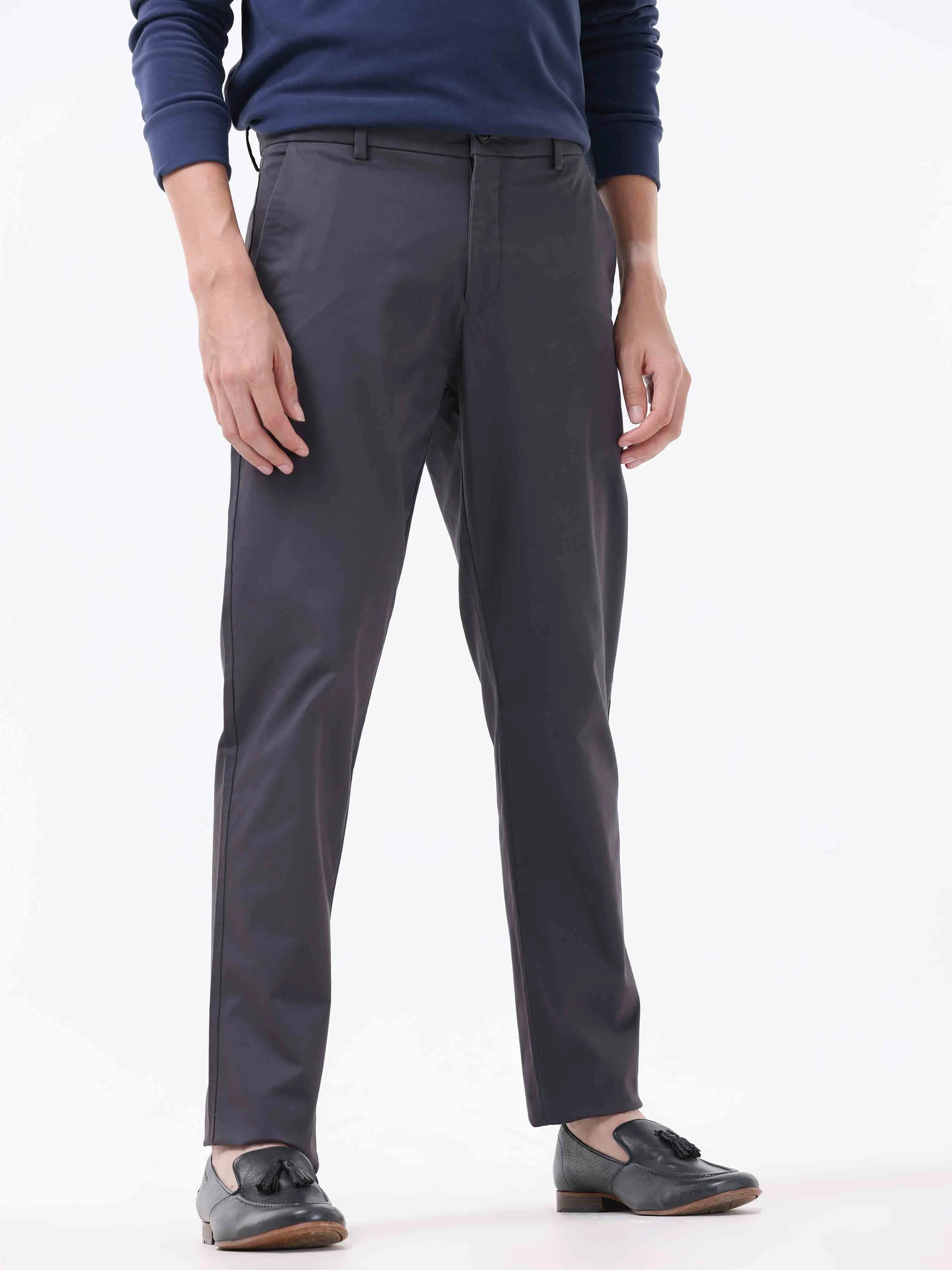 Broken Signature Dark Grey Chino