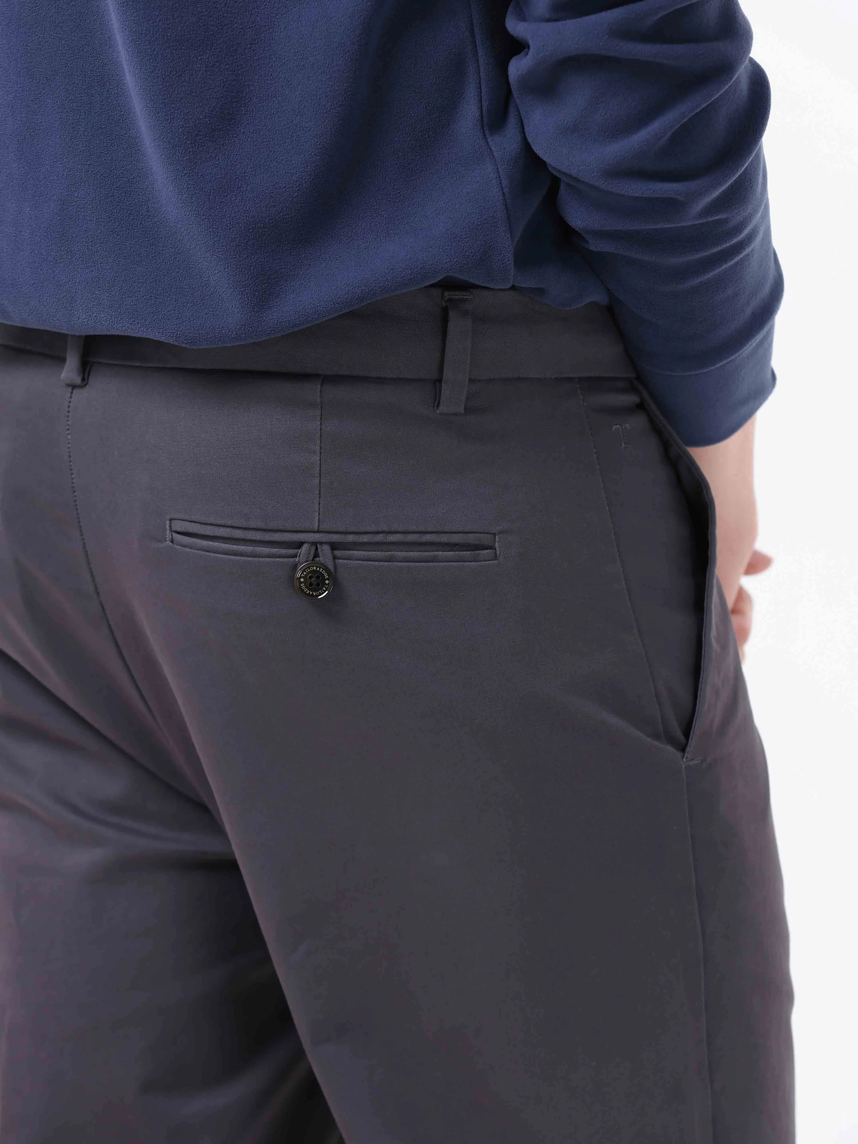 Broken Signature Dark Grey Chino