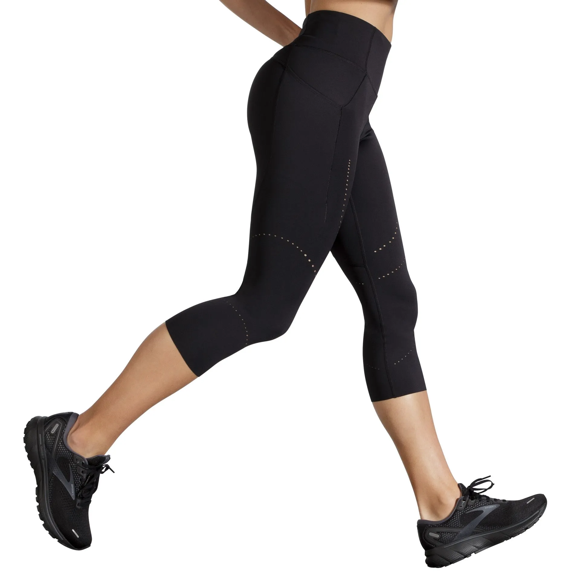 Brooks | Method 3/4 Tight | Women's | Black