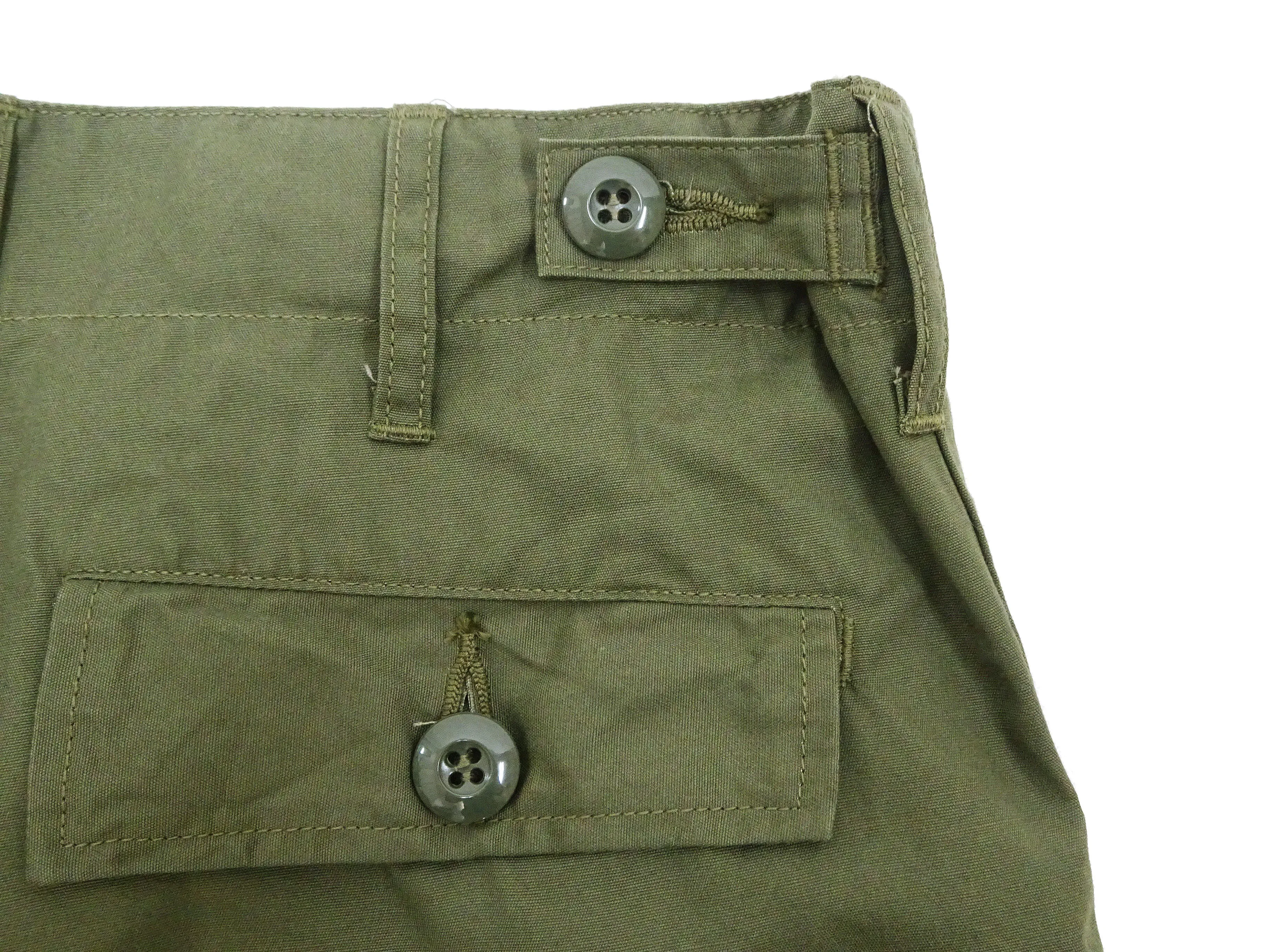 Buzz Rickson Cargo Pants Men's Reproduction of US Army Vietnam Tropical Jungle Trouser BR40927 Olive