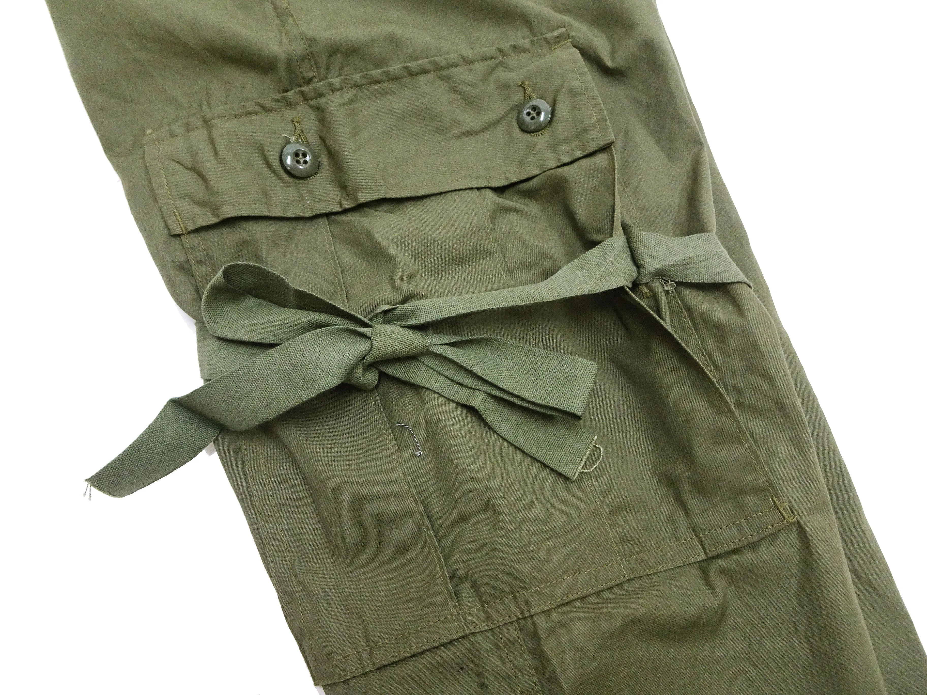 Buzz Rickson Cargo Pants Men's Reproduction of US Army Vietnam Tropical Jungle Trouser BR40927 Olive