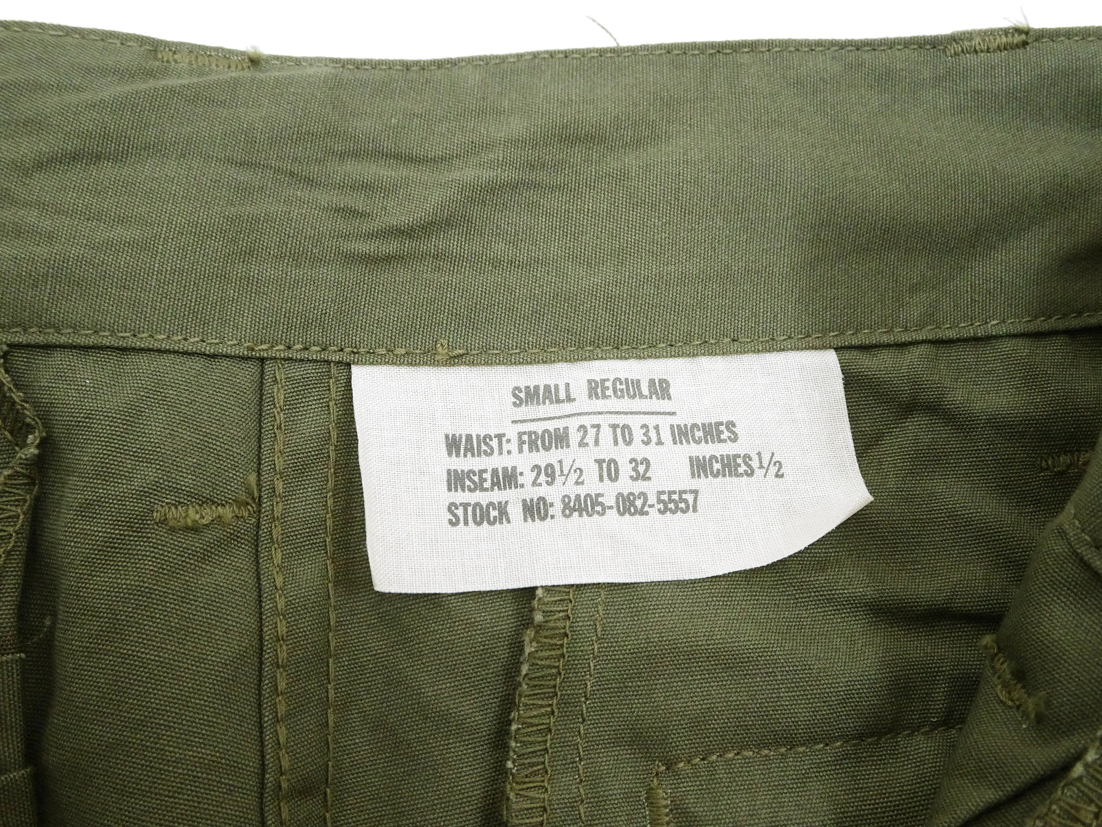 Buzz Rickson Cargo Pants Men's Reproduction of US Army Vietnam Tropical Jungle Trouser BR40927 Olive