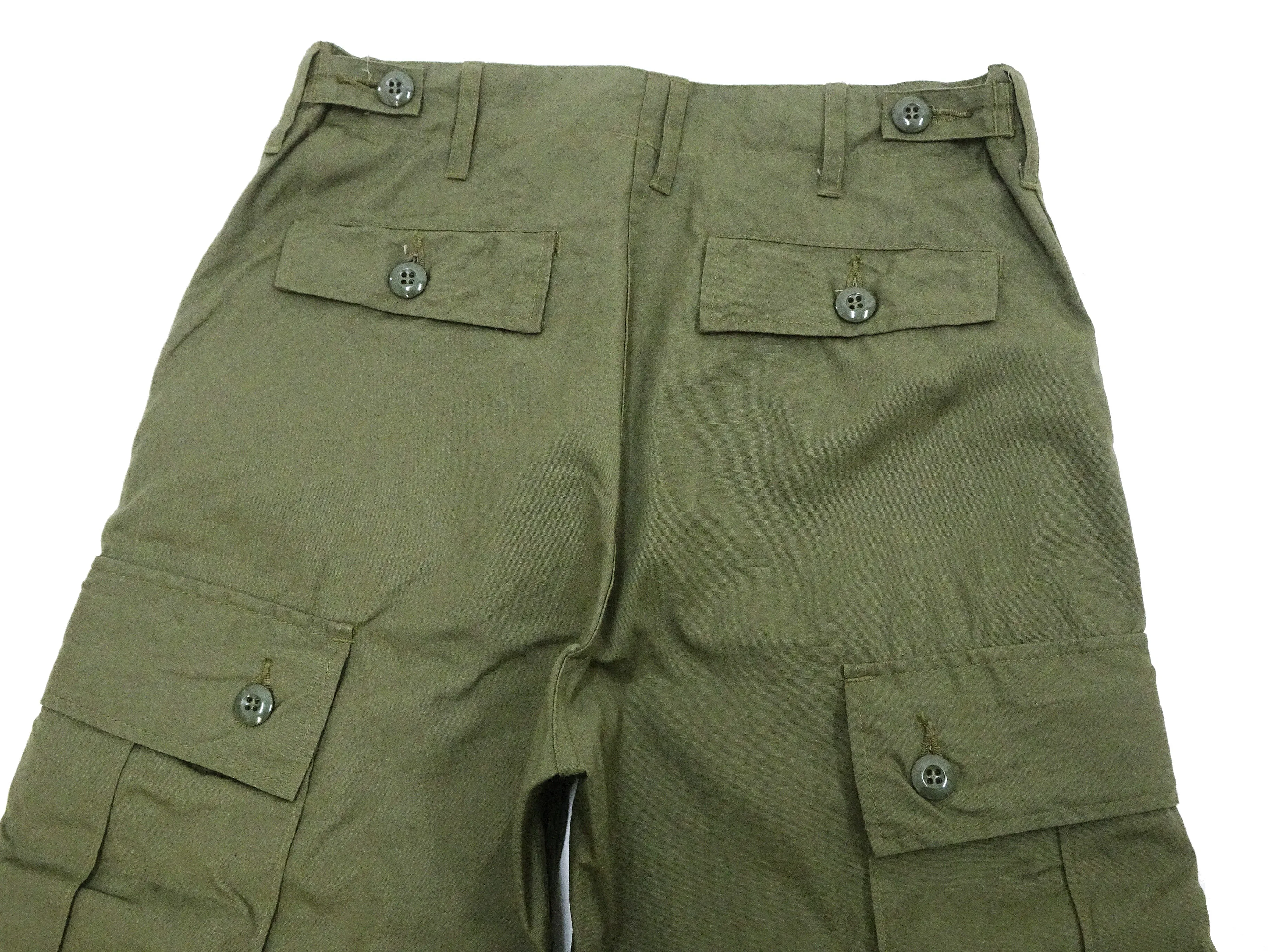 Buzz Rickson Cargo Pants Men's Reproduction of US Army Vietnam Tropical Jungle Trouser BR40927 Olive