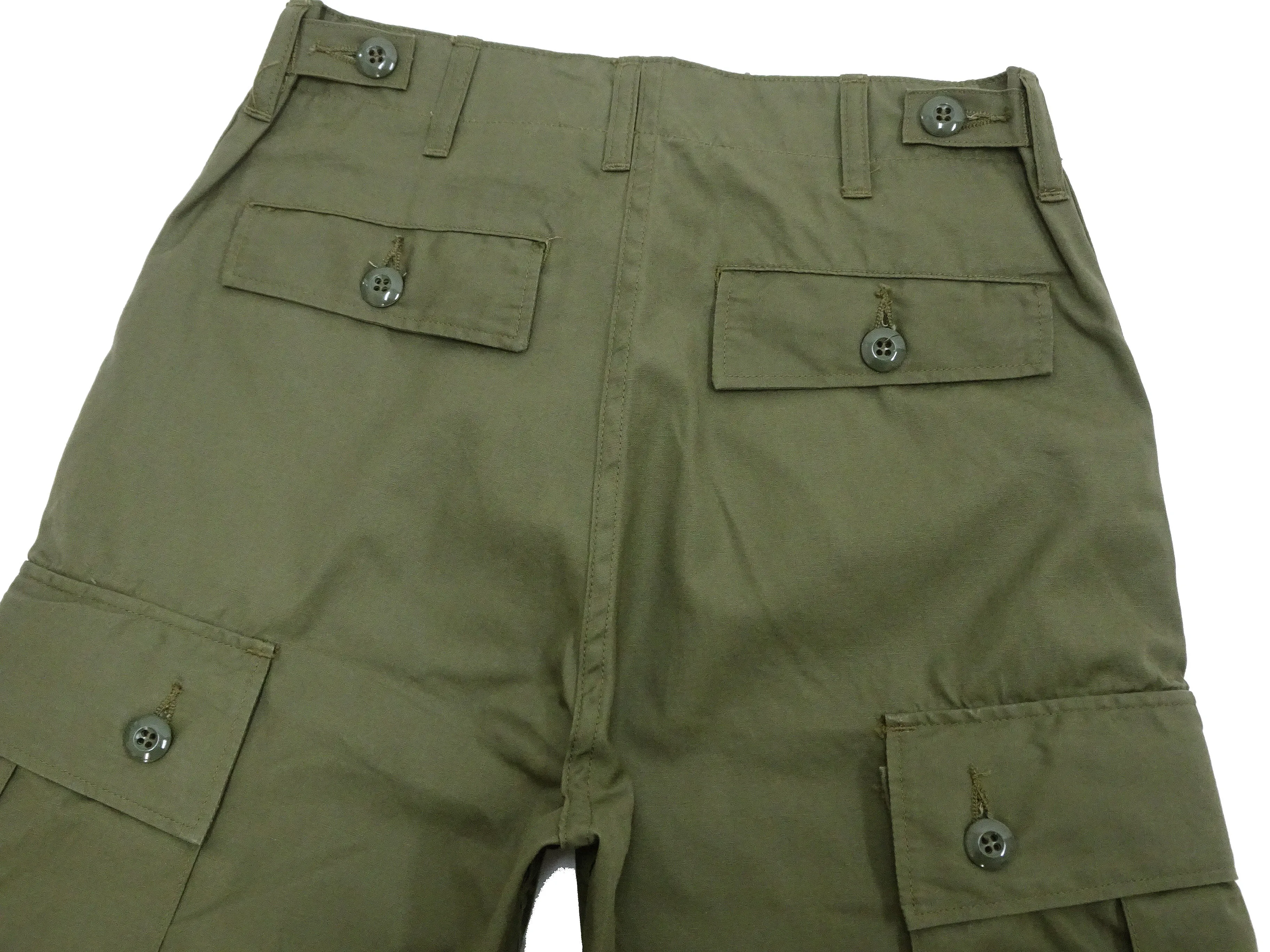 Buzz Rickson Cargo Shorts Men's Knee-Length Version of the US Army Vietnam Tropical Jungle Trousers BR51907 Olive