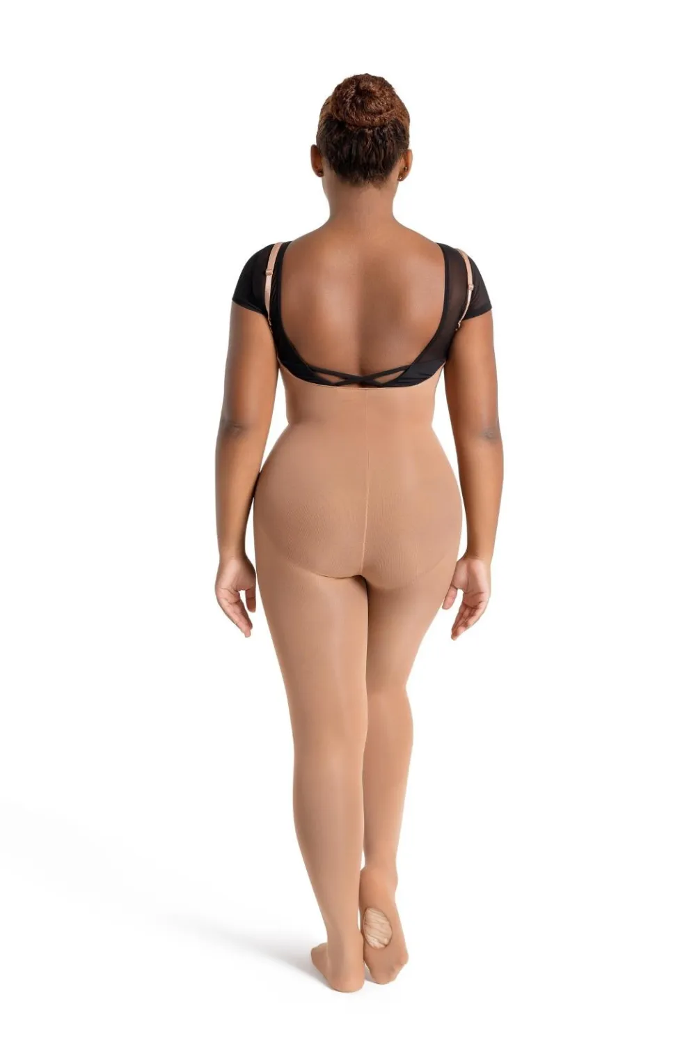 CAPEZIO 1811WULTRASOFT CONVERTIBLE BODY TIGHT WITH CLEAR STRAPS