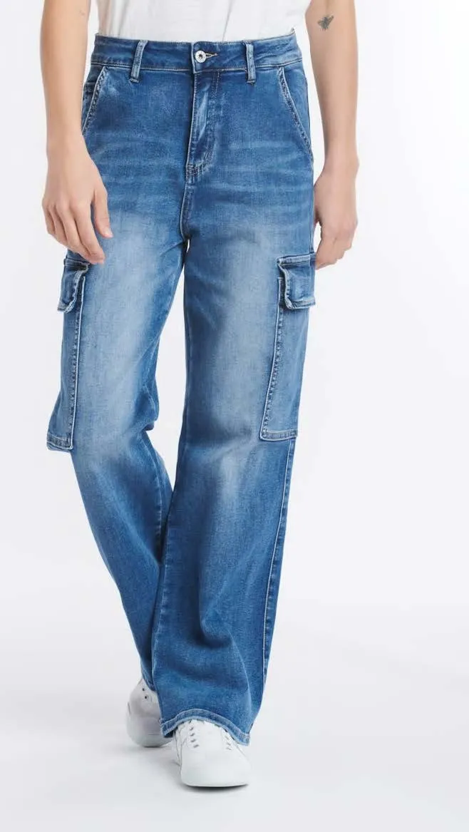 Cargo Denim Jeans