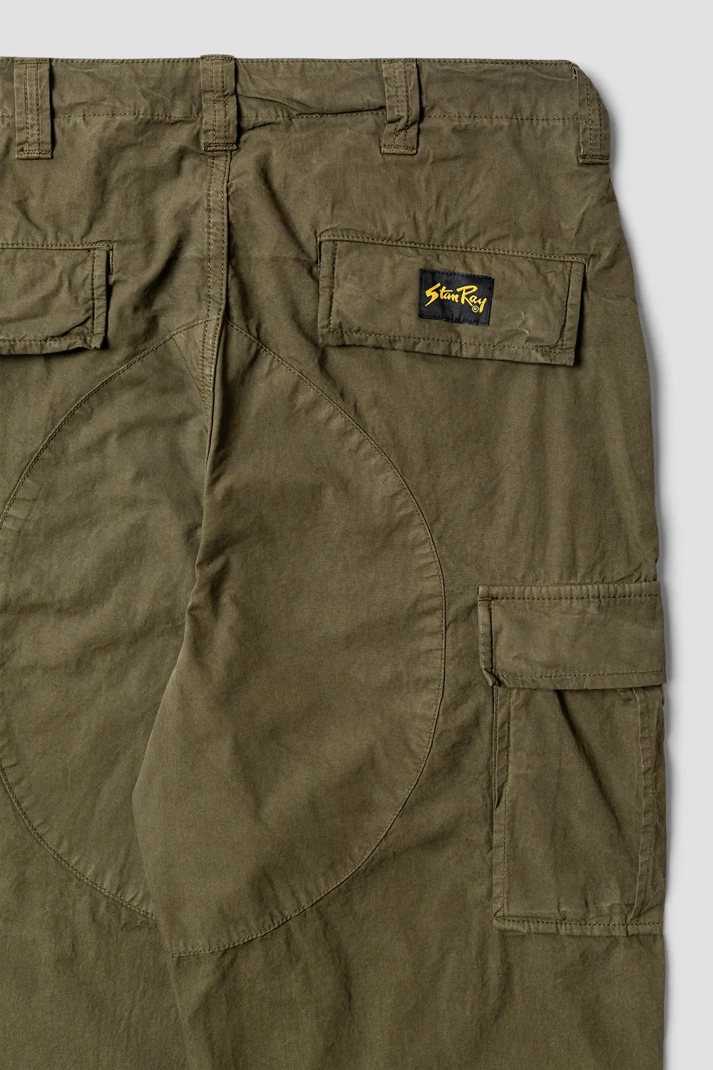 Cargo Pant - Olive Poplin