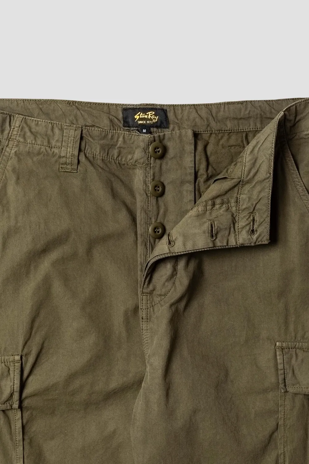 Cargo Pant - Olive Poplin