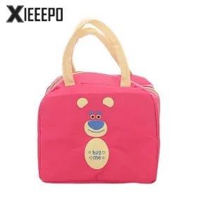 Cartoon Animal Duck Lunch Bag Portable Insulated Cooler Bags Thermal Food Picnic Lunch Bags Women Kids Lunch Box Bag Tote