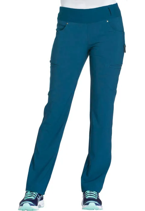 Cherokee iFlex Women's Mid Rise Straight Leg Pull-on Scrub Pant CK002