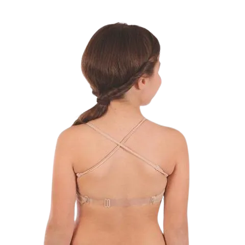 Child Seamless Clear Back Bra