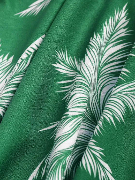 Coconut Tree Printed Shirt And Cargo Pant