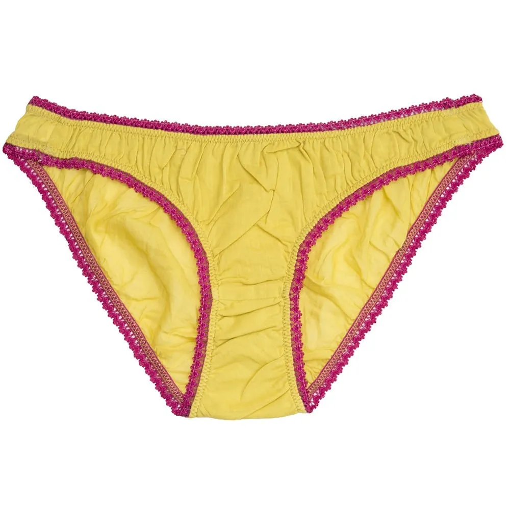 Culotte Germaine Moutarde/Fuchsia