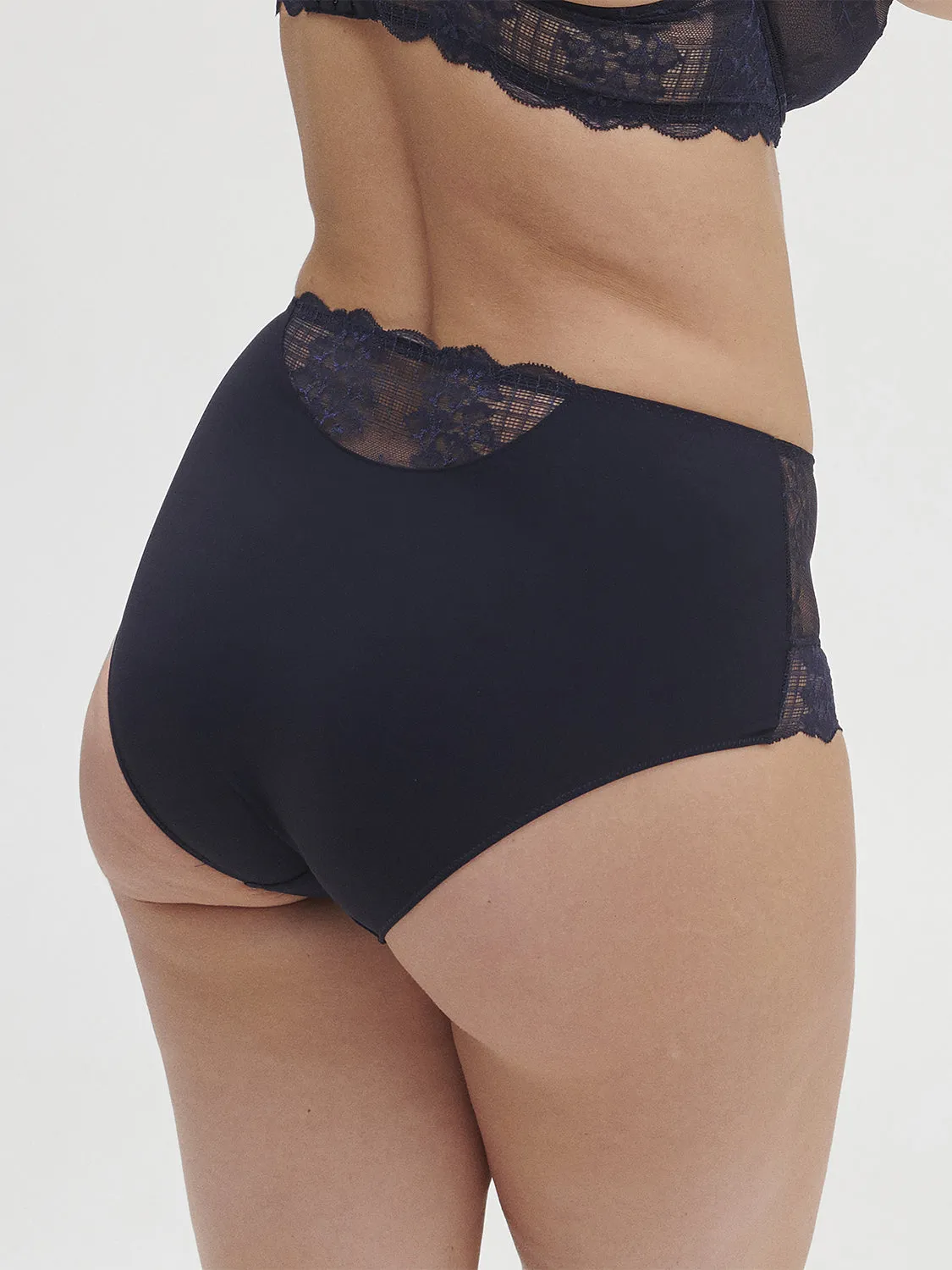 Culotte taille haute - Bleu Cosmic