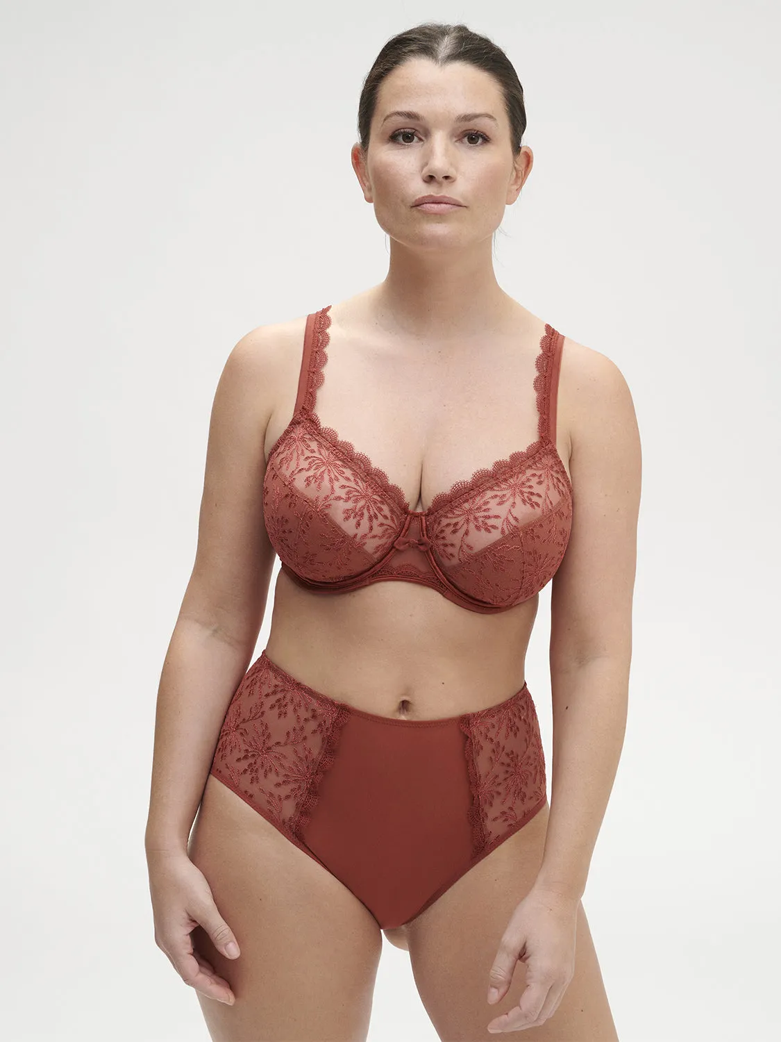 Culotte taille haute - Terre de Sienne