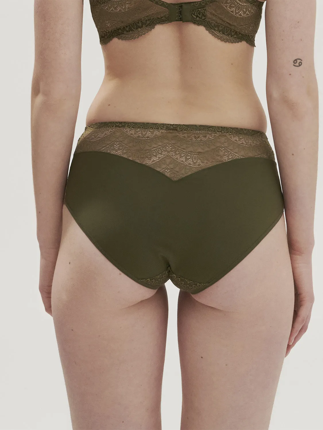 Culotte taille haute - Vert Aventure